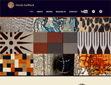 Tablet Screenshot of cecile-coiffard.de